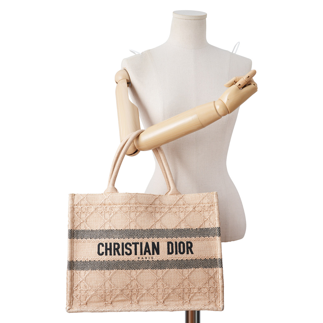CHRISTIAN DIOR(USED)디올 라피아 북토트